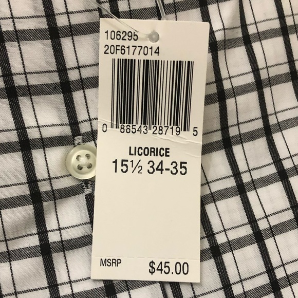 Can Heusen NWT 15 1/2 34/35 Dress Shirt - Picture 8 of 8